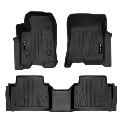 SMARTLINER Custom Fit Floor Liners For 2023-2025 GMC Canyon (Only Fits Crew Cabs with Carpeted Flooring) Smartliner USA