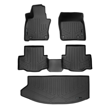 SMARTLINER Custom Fit Floor Liners For 2024-2025 Mazda CX-90 (Only Fits 2nd Row Bench) Smartliner USA