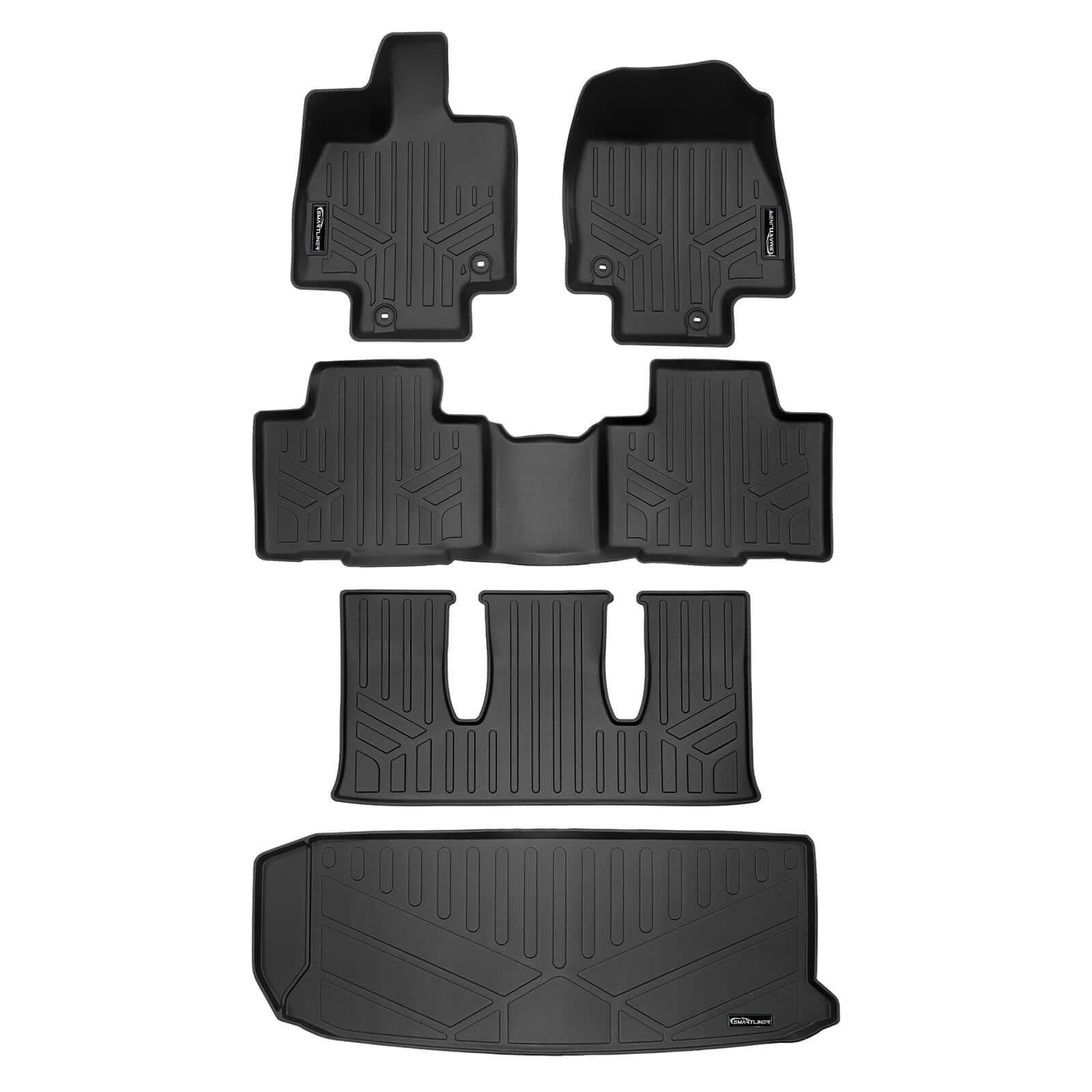 SMARTLINER Custom Fit Floor Liners For 2024 - 2026 Toyota Grand Highlander Hybrid Smartliner USA