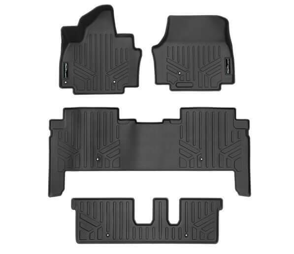 SMARTLINER Custom Fit Floor Liners Compatible With 2024 - 2025 Kia EV9 (2nd Row Bench Seat) Smartliner USA