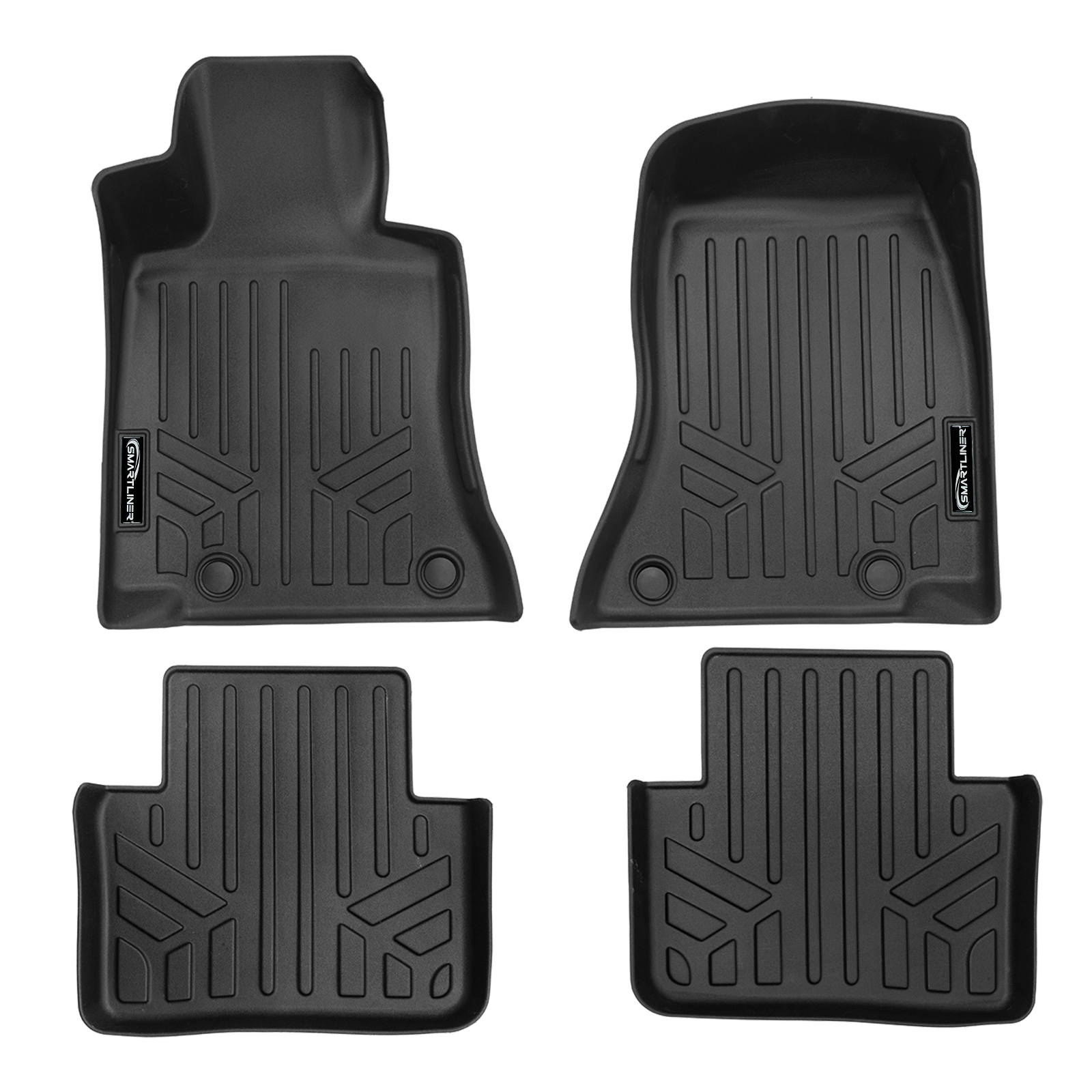 SMARTLINER Custom Fit Floor Liners For 2022-2025 Mercedes Benz C-Class (Sedan Models Only) Smartliner USA