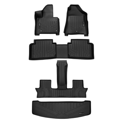 SMARTLINER Custom Fit Floor Liners For 2024 - 2026 Hyundai Santa Fe Hybrid Smartliner USA