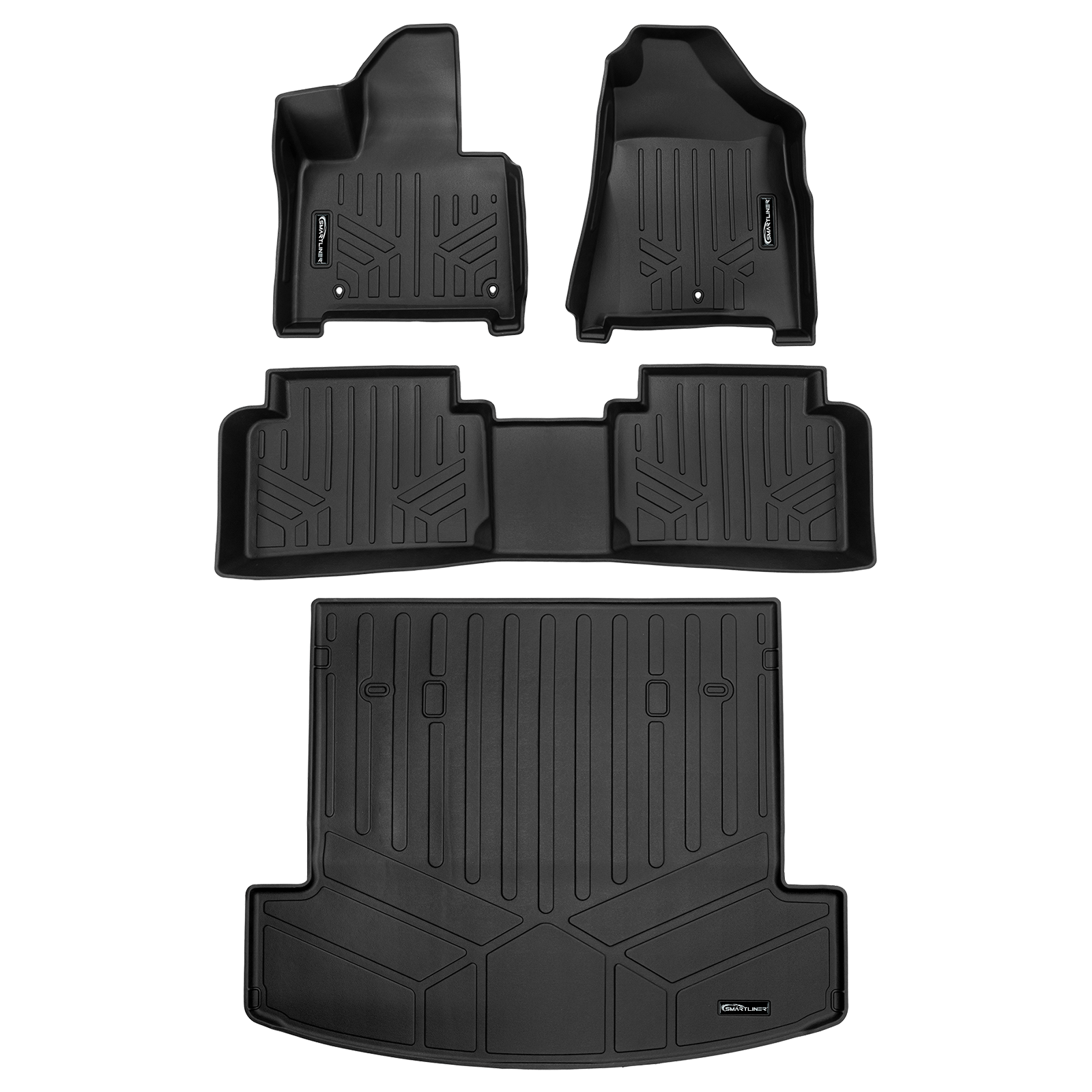 SMARTLINER Custom Fit Floor Liners For 2024-2026 Hyundai Santa Fe (SG) Smartliner USA