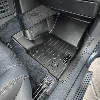 SMARTLINER All Weather Custom Fit Floor Liner Compatible With 2024-2025 Toyota Tacoma Hybrid Carpet Double Cab Smartliner USA
