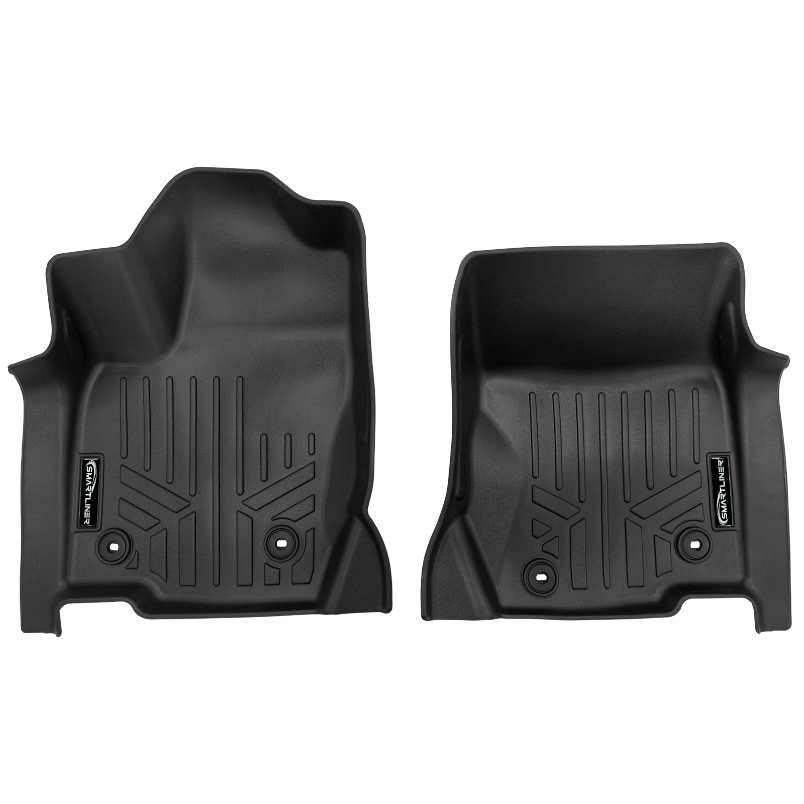 SMARTLINER Custom Fit All Weather Protection Floor Mat Liner Set Compatible With 2024-2025 Toyota Land Cruiser Smartliner USA