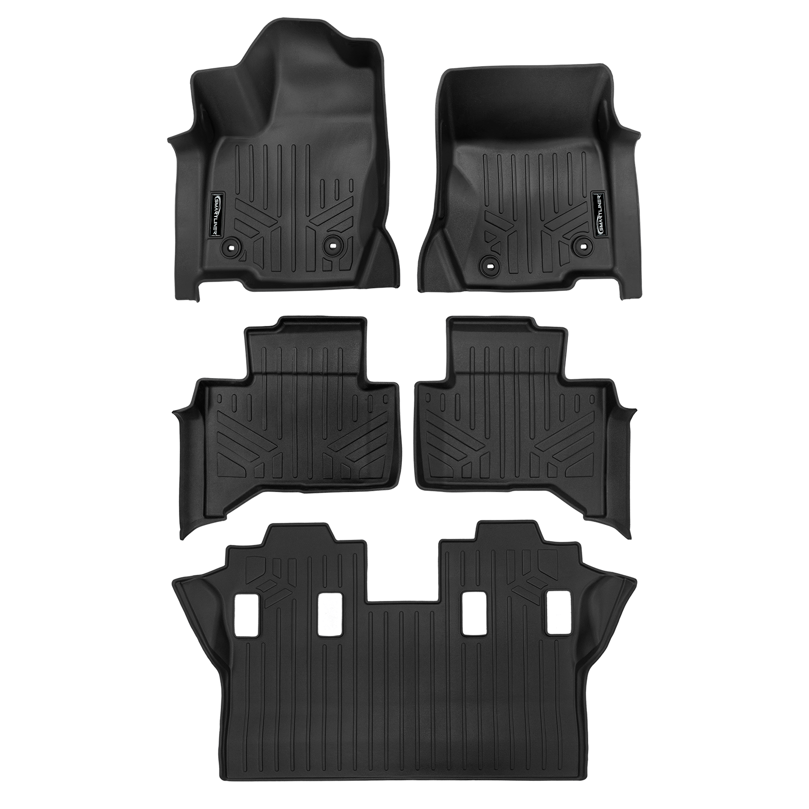 SMARTLINER Custom Fit Floor Liners For 2024 - 2025 Lexus GX (7 passenger models) Smartliner USA