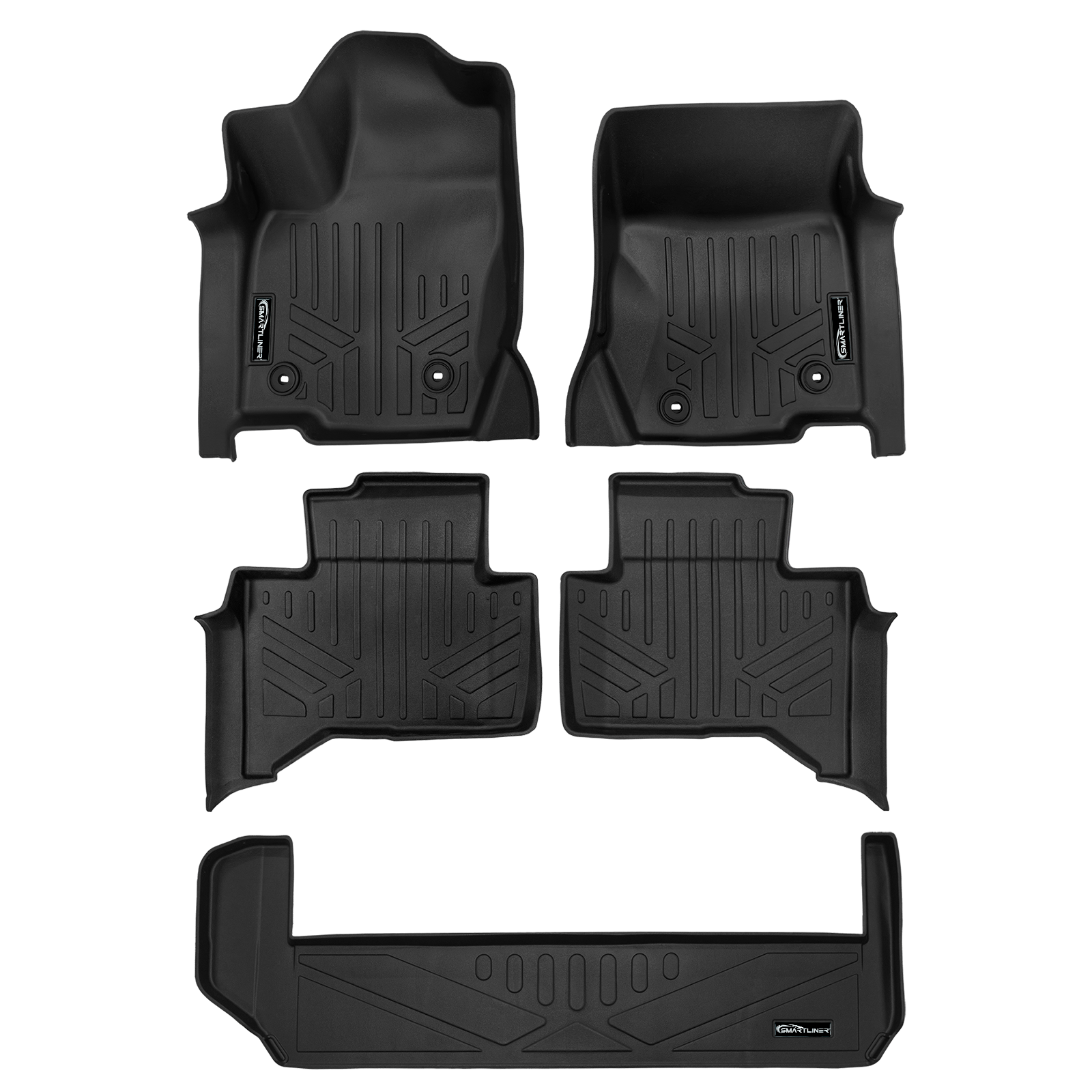 SMARTLINER Custom Fit Floor Liners For 2024 - 2025 Lexus GX (7 passenger models) Smartliner USA
