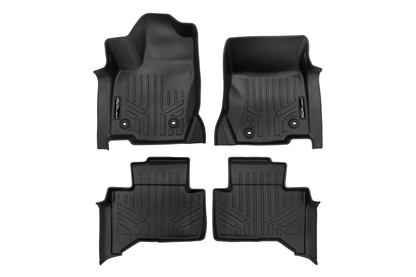 SMARTLINER Custom Fit All Weather Protection Floor Mat Liner Set Compatible With 2024-2025 Toyota Land Cruiser Smartliner USA