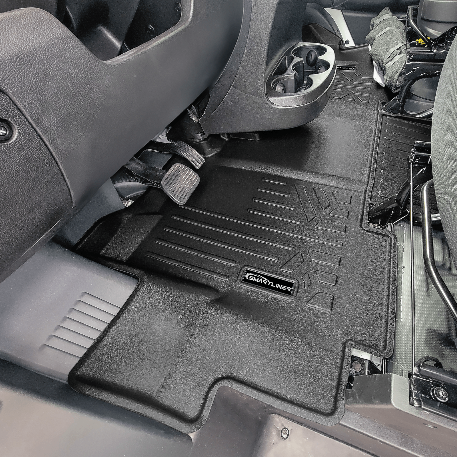 SMARTLINER Custom Fit Floor Mat Liner Set Compatible With 2018-2025 RAM Promaster Smartliner USA