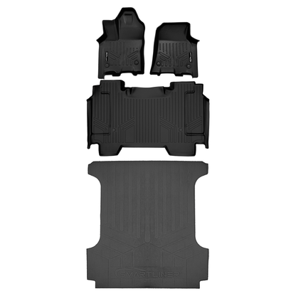 SmartCoverage™ Custom Fit Floor Liners For 2025-2026 Ram 1500 Crew Cab without Rear Underseat Storage Box Smartliner USA
