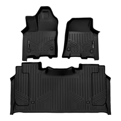 SmartCoverage™ Custom Fit Floor Liners For 2025-2026 Ram 1500 Crew Cab with Rear Underseat Storage Box Smartliner USA