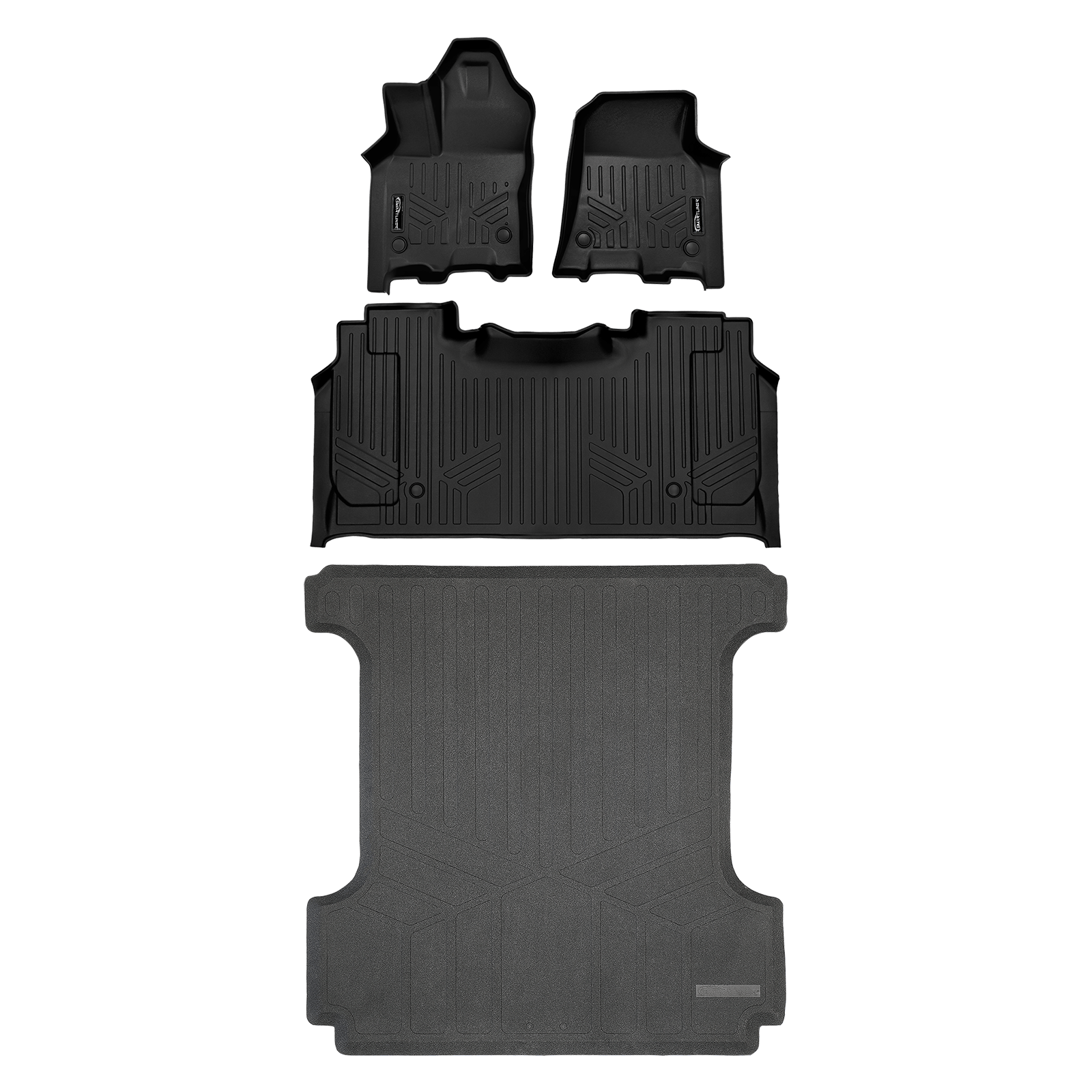 SmartCoverage™ Custom Fit Floor Liners For 2025-2026 Ram 1500 Crew Cab with Rear Underseat Storage Box Smartliner USA