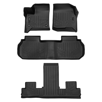 SMARTLINER Custom Fit Floor Liners For 2024-2026 GMC Acadia/Chevrolet Traverse/Buick Enclave with 2nd Row Bucket Seats Smartliner USA