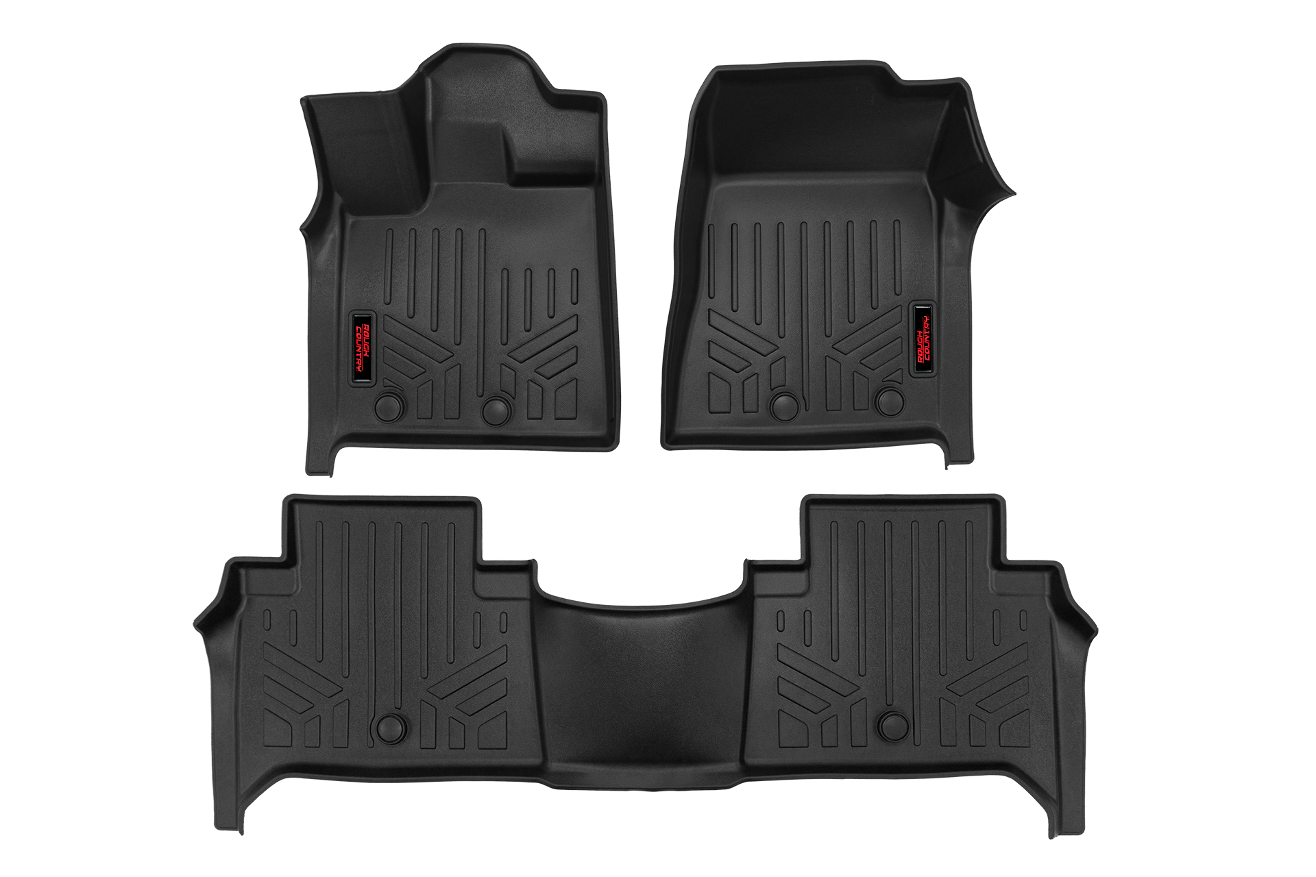 SMARTLINER Custom Fit Floor Liners For 2025 Infiniti QX80/2025 Nissan Armada Without Bucket Seats & Center Console Only Smartliner USA