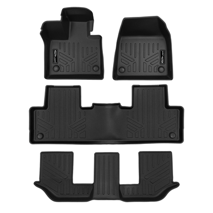 SMARTLINER Custom Fit Black For 2025 Volvo EX90 Electric. Fits 7 Passenger Model Smartliner USA