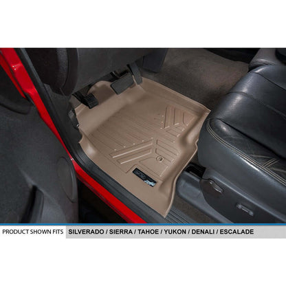 SMARTLINER Custom Fit Floor Liners For 2007-2013 Silverado/Sierra - 2007-14 Tahoe-Suburban-Yukon-Yukon XL-Escalade Smartliner USA