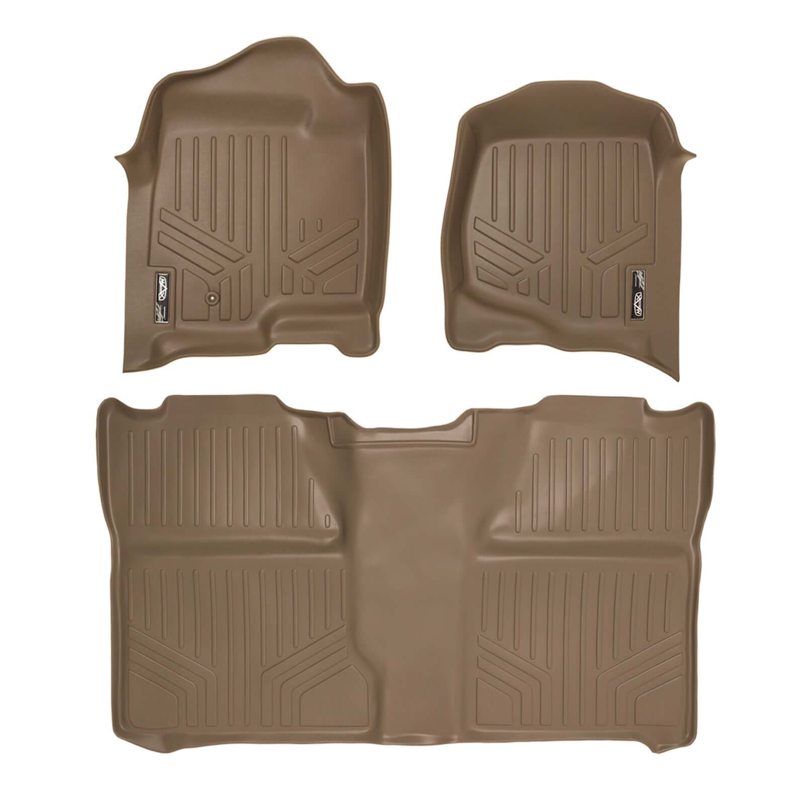 Smart Trim™ Custom Fit Floor Liners For 2007-2013 Silverado/Sierra 1500 Crew Cab - 2007-2014 2500/3500 HD Crew Cab Smartliner USA