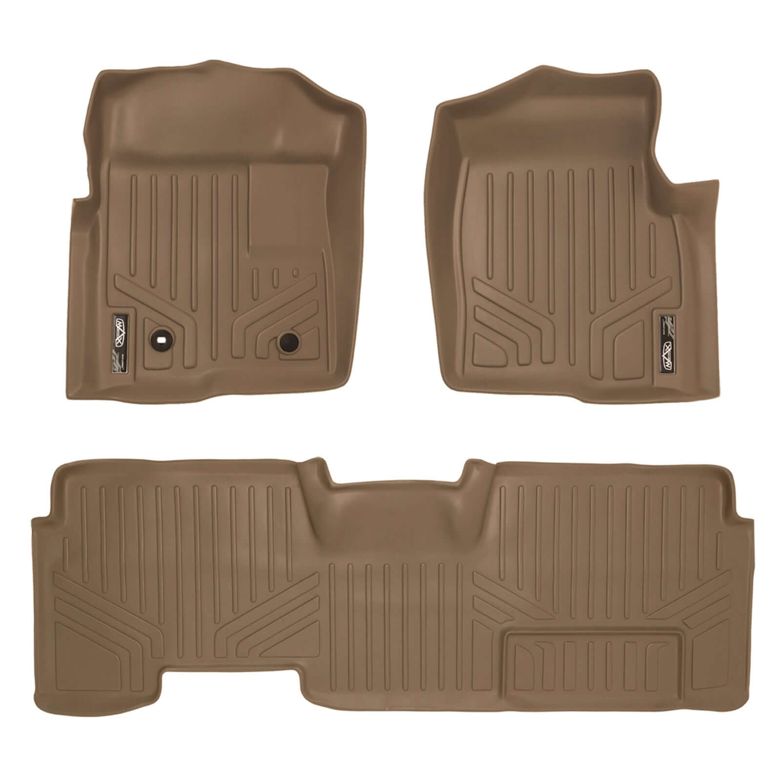 SMARTLINER Custom Fit Floor Liners For 2009-2010 Ford F-150 SuperCab with Flow-Through Center Console Smartliner USA