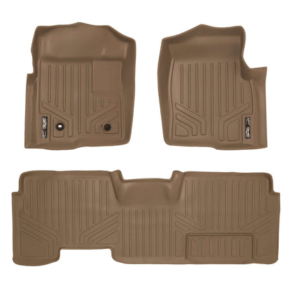 SMARTLINER Custom Fit Floor Liners For 2009-2010 Ford F-150 SuperCab with Flow-Through Center Console Smartliner USA
