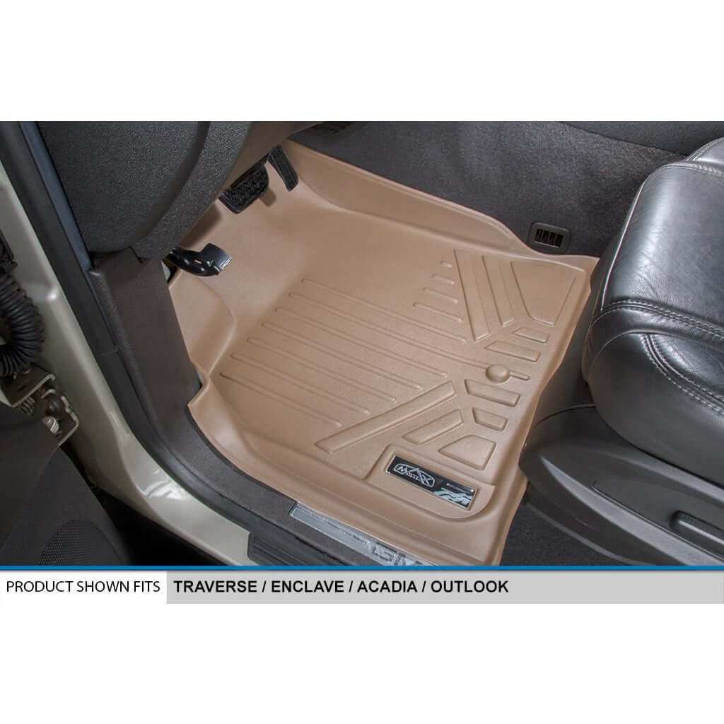 SMARTLINER Custom Fit Floor Liners For 2008 - 2017 Buick Enclave with 2nd Row Bucket Seats Smartliner USA