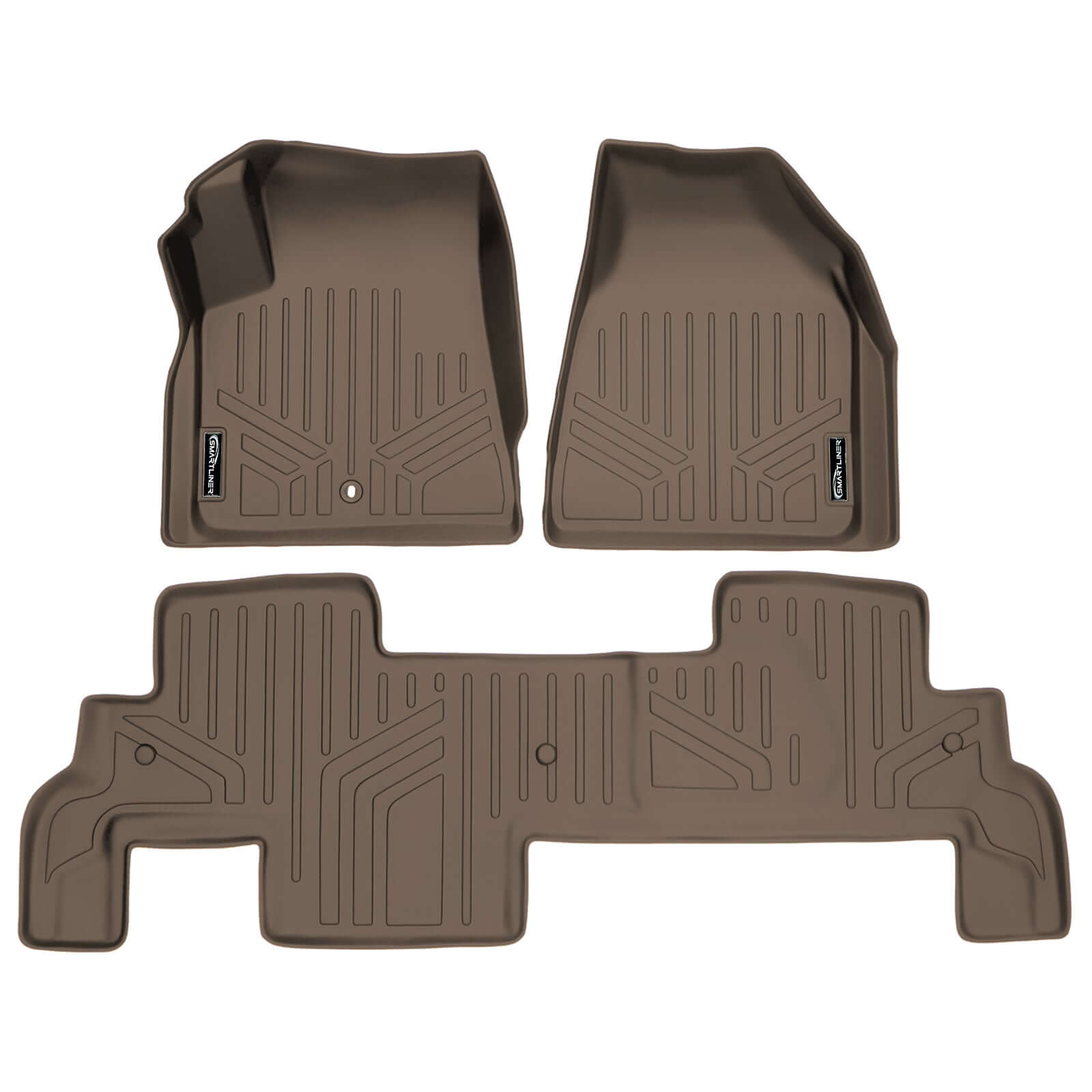 SMARTLINER Custom Fit Floor Liners For Traverse/Enclave/Acadia/Outlook (with 2nd Row Bench Seat) Smartliner USA
