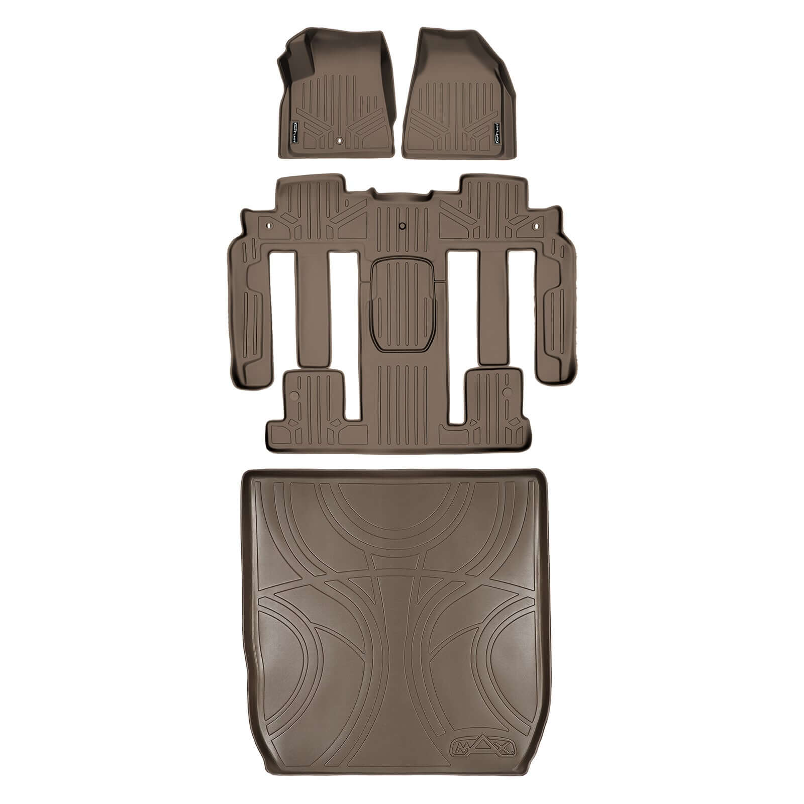 SMARTLINER Custom Fit Floor Liners For Traverse/Enclave with 2nd Row Bucket Seats Smartliner USA