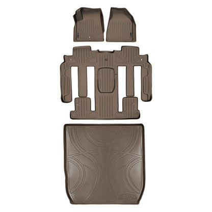 SMARTLINER Custom Fit Floor Liners For Traverse/Enclave with 2nd Row Bucket Seats Smartliner USA