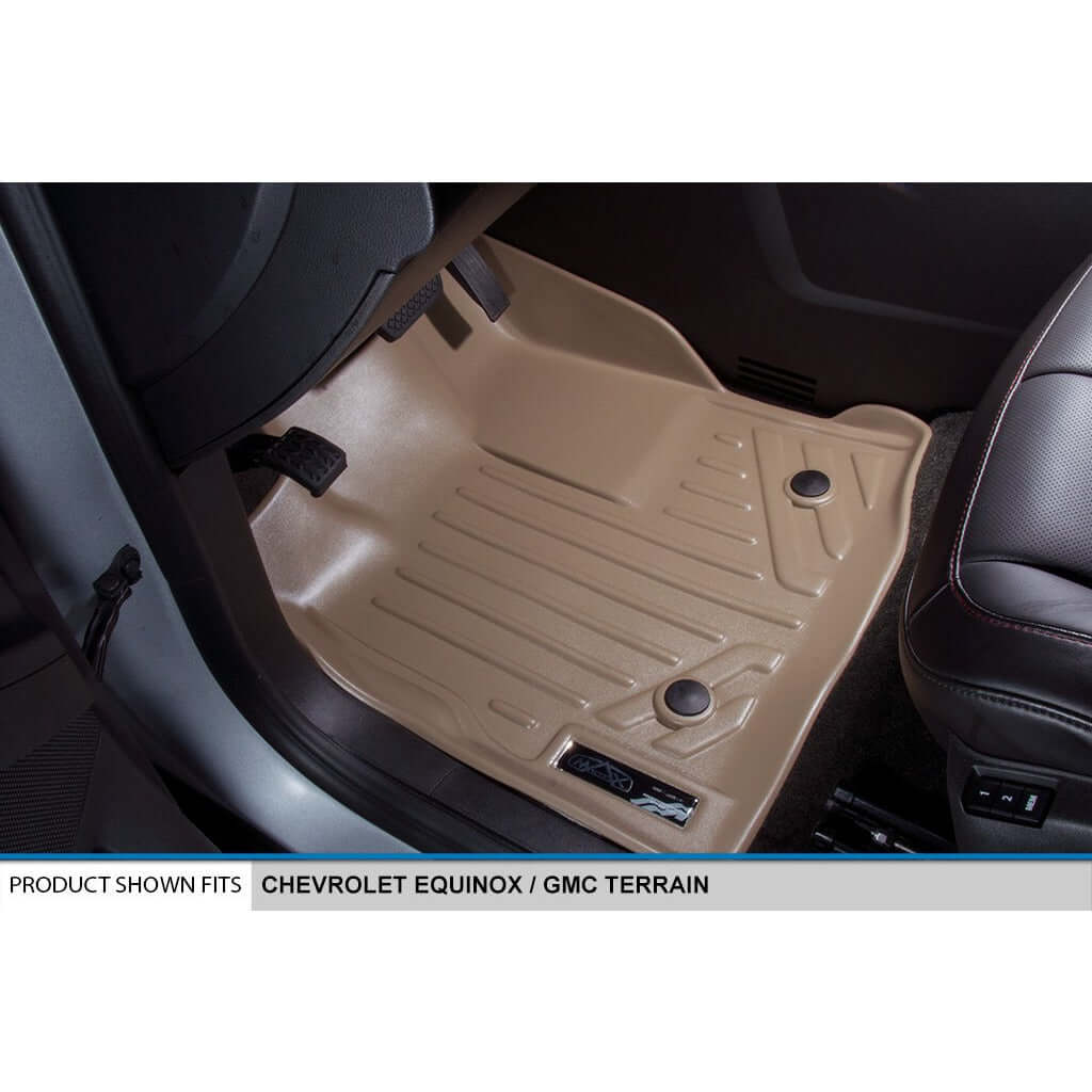 Smart Trim™ Custom Fit Floor Liners For 2010-2011 Equinox / Terrain (Dual Front Floor Hooks) Smartliner USA