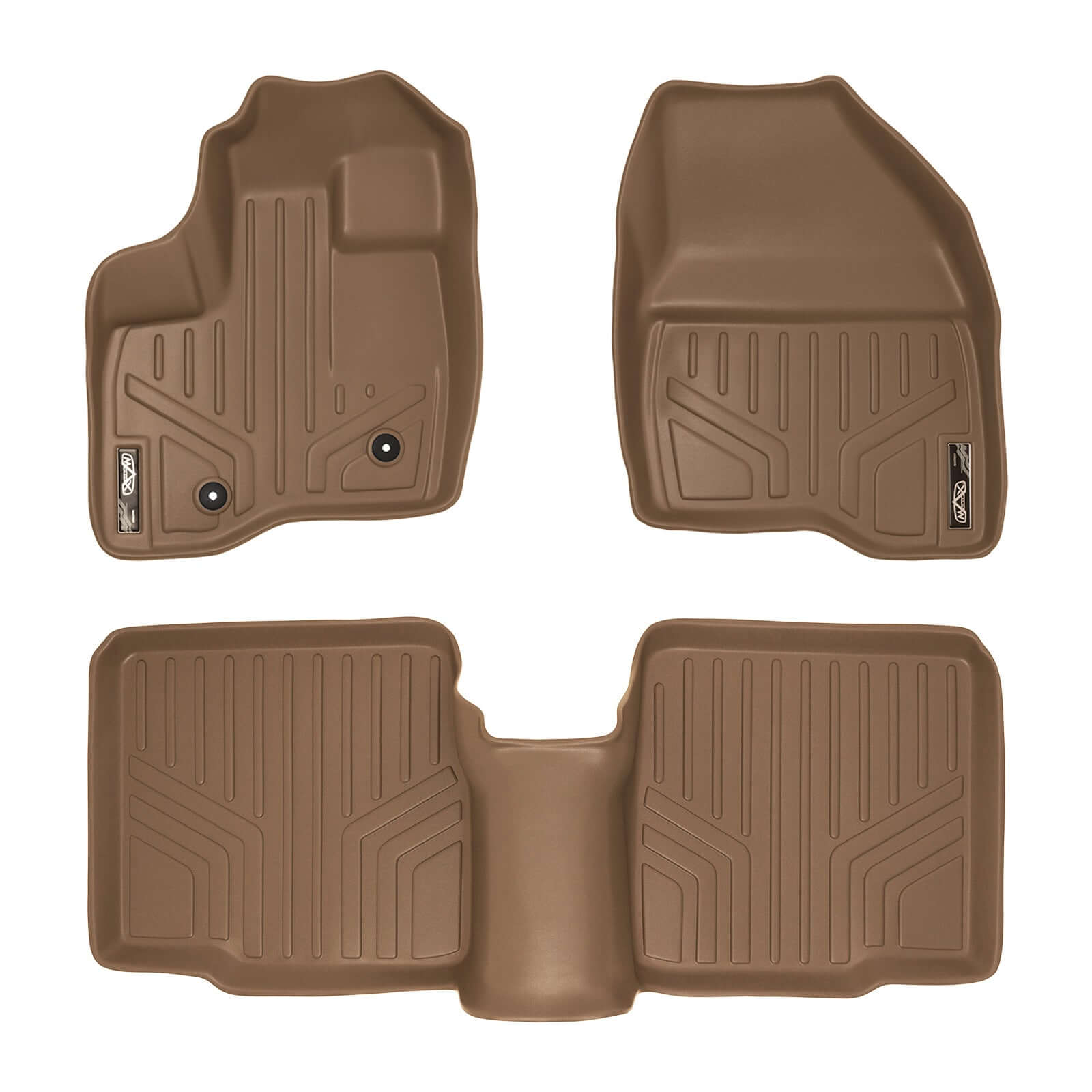 SMARTLINER Custom Fit Floor Liners For 2011-2014 Explorer (without 2nd Row Center Console) Smartliner USA