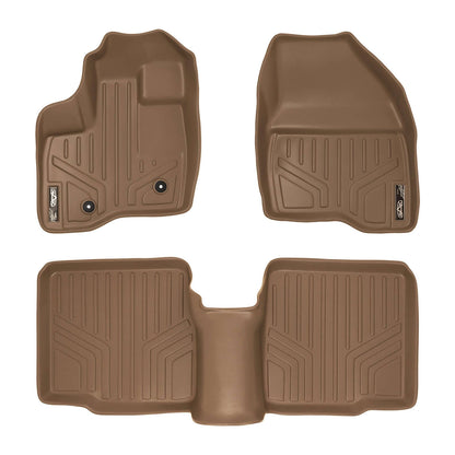 SMARTLINER Custom Fit Floor Liners For 2011-2014 Explorer (without 2nd Row Center Console) Smartliner USA