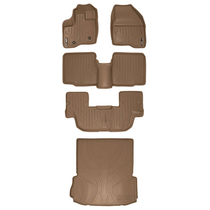SMARTLINER Custom Fit Floor Liners For 2011-2014 Explorer (without 2nd Row Center Console) Smartliner USA