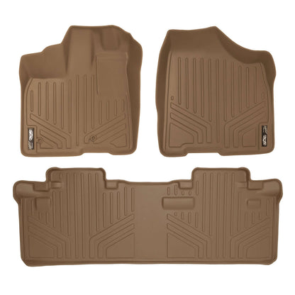 SMARTLINER Custom Fit Floor Liners For 2011-2012 Toyota Sienna (8 Passenger Model) Smartliner USA