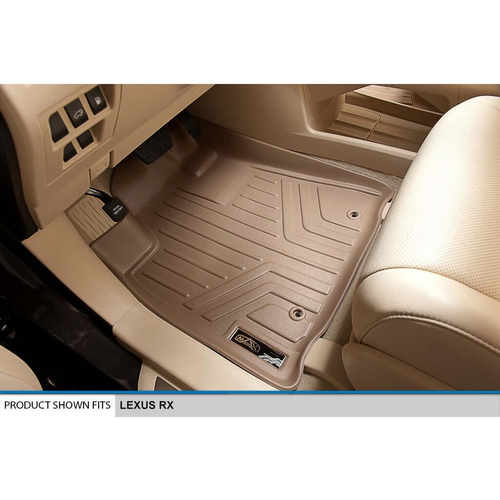 SMARTLINER Custom Fit Floor Liners For 2013-2015 Lexus RX (First Row Twist type Rings) Smartliner USA