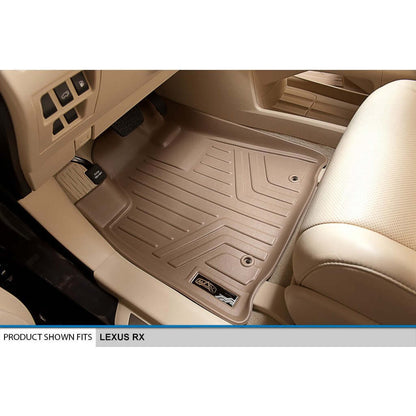SMARTLINER Custom Fit Floor Liners For 2013-2015 Lexus RX (First Row Twist type Rings) Smartliner USA