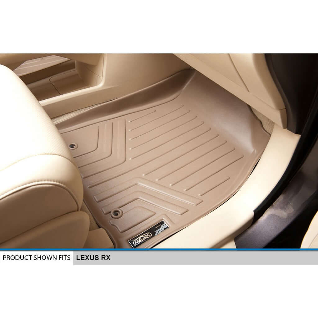 SMARTLINER Custom Fit Floor Liners For 2013-2015 Lexus RX (First Row Twist type Rings) Smartliner USA