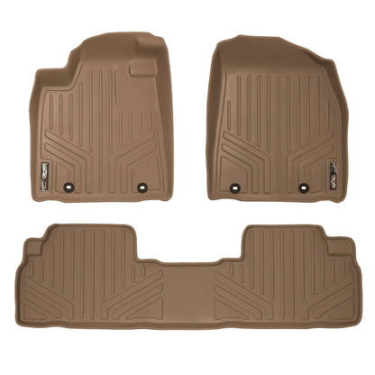 SMARTLINER Custom Fit Floor Liners For 2013-2015 Lexus RX (First Row Twist type Rings) Smartliner USA