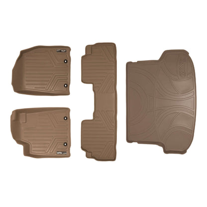 SMARTLINER Custom Fit Floor Liners For 2013-2015 Lexus RX (First Row Twist type Rings) Smartliner USA