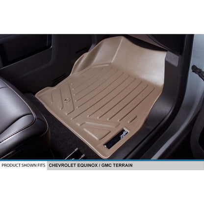 Smart Trim™ Custom Fit Floor Liners For 2011-2017 Chevy Equinox / GMC Terrain (with Dual Front Floor Posts) Smartliner USA