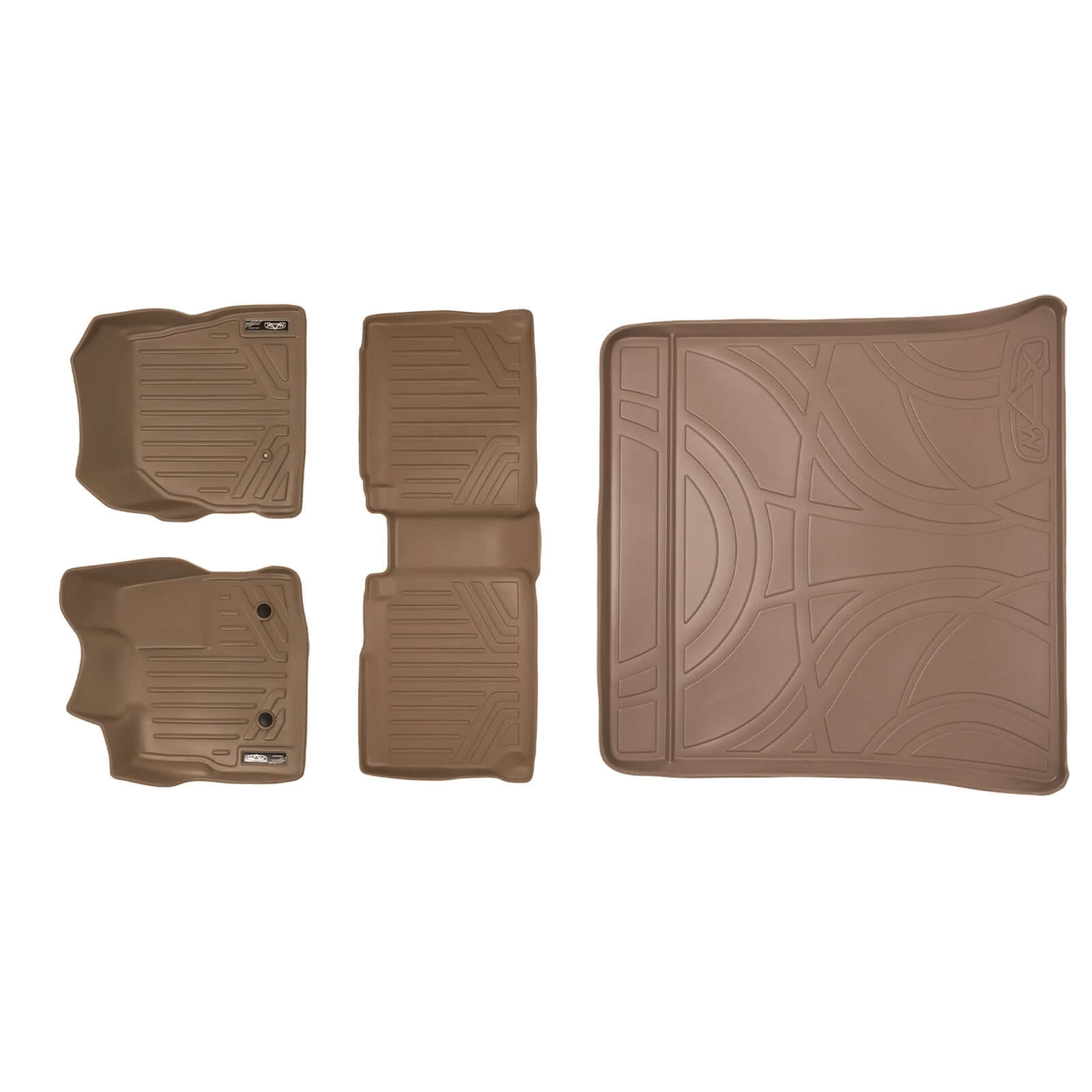 Smart Trim™ Custom Fit Floor Liners For 2011-2017 Chevy Equinox / GMC Terrain (with Dual Front Floor Posts) Smartliner USA