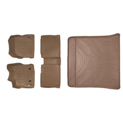 Smart Trim™ Custom Fit Floor Liners For 2011-2017 Chevy Equinox / GMC Terrain (with Dual Front Floor Posts) Smartliner USA