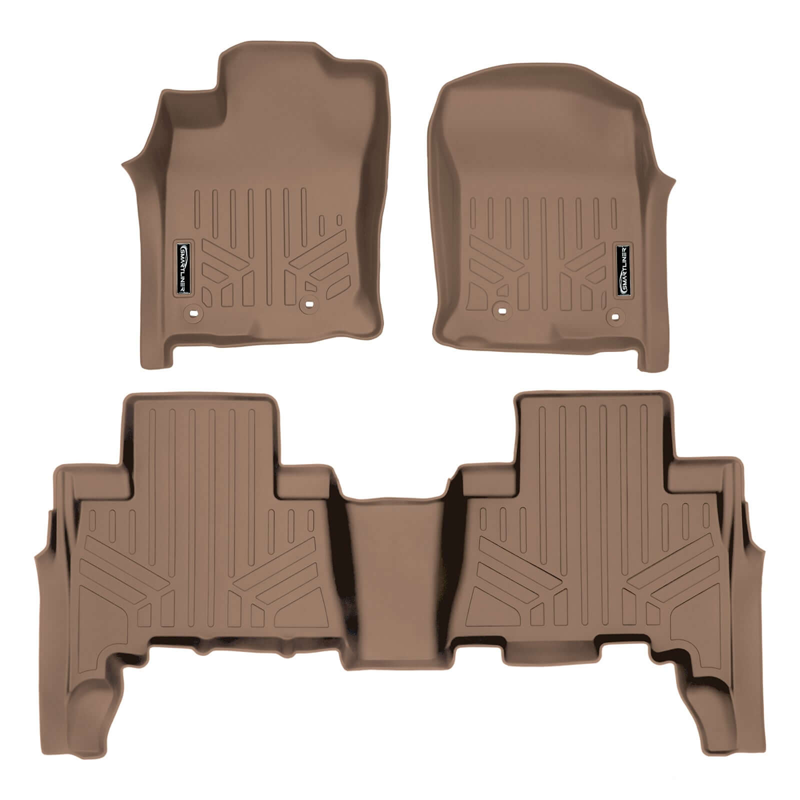 SMARTLINER Custom Fit Floor Liners For 2013-2024 Toyota 4Runner (5 Passenger with Sliding Rear Tray) Smartliner USA