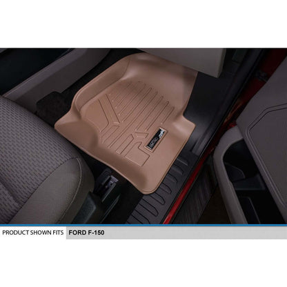 SmartCoverage™ Custom Fit Floor Liners For 2015-2025 Ford F-150 SuperCrew Cab with 1st Row Bucket Seats No underseat Storage Smartliner USA