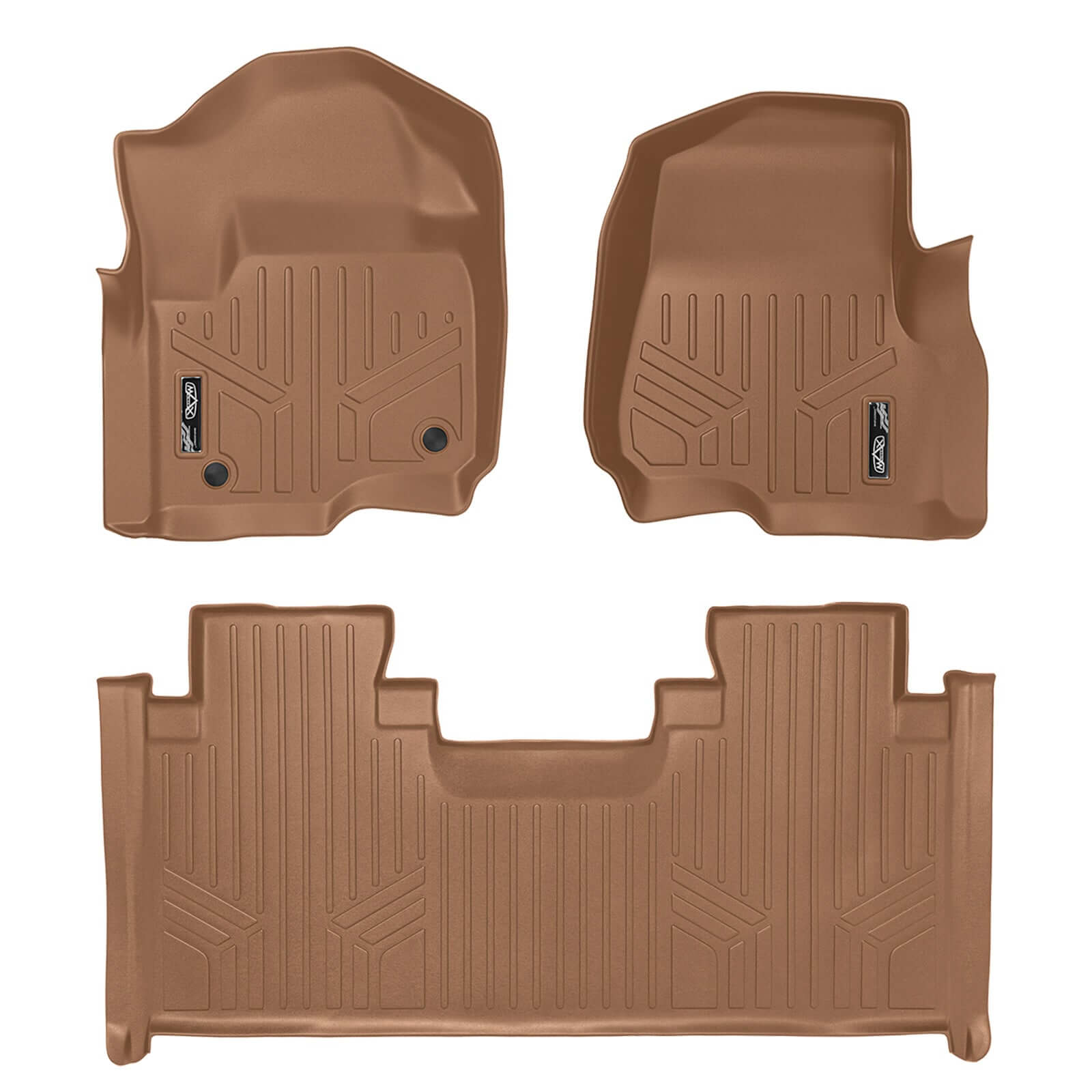 SMARTLINER Custom Fit Floor Liners For 2017-2025 Ford F-250/F-350 SuperCab with 1st Row Bench Seat Smartliner USA