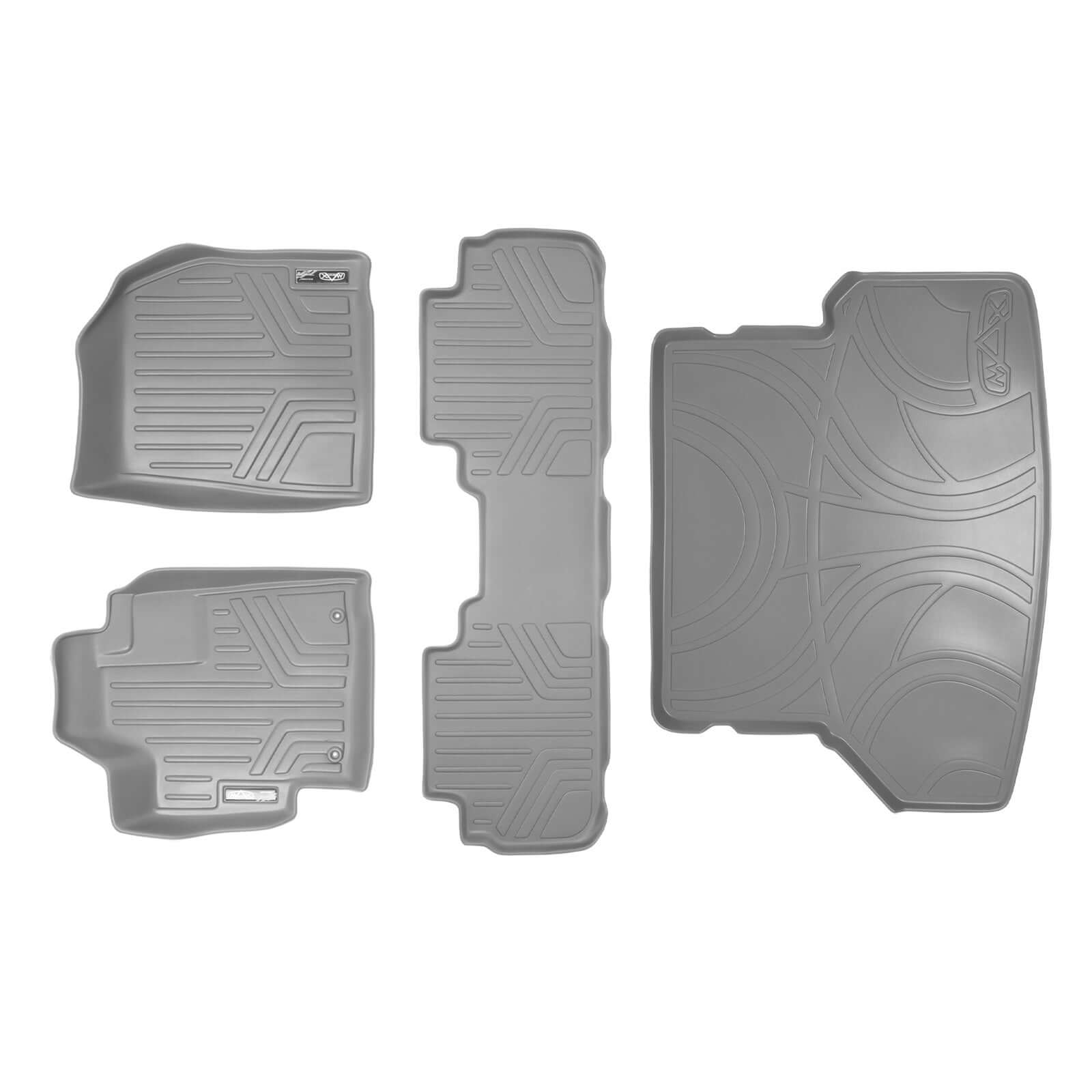SMARTLINER Custom Fit Floor Liners For 2008-2013 Toyota Highlander (Non Hybrid) Smartliner USA