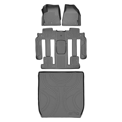 SMARTLINER Custom Fit Floor Liners For Traverse/Enclave with 2nd Row Bucket Seats Smartliner USA