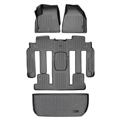 SMARTLINER Custom Fit Floor Liners For Traverse/Enclave with 2nd Row Bucket Seats Smartliner USA