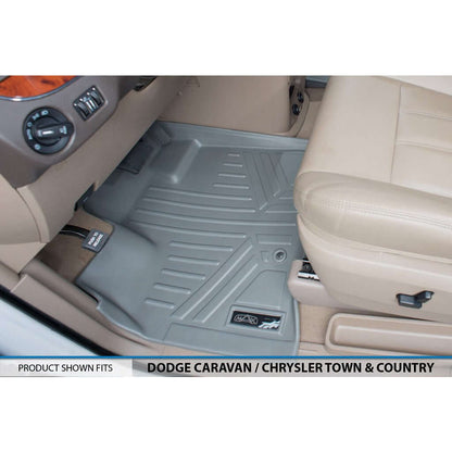 Smart Trim™ Custom Fit Floor Liners For 2008 2020 Caravan/Town & Country (Stow'n Go Only) Smartliner USA