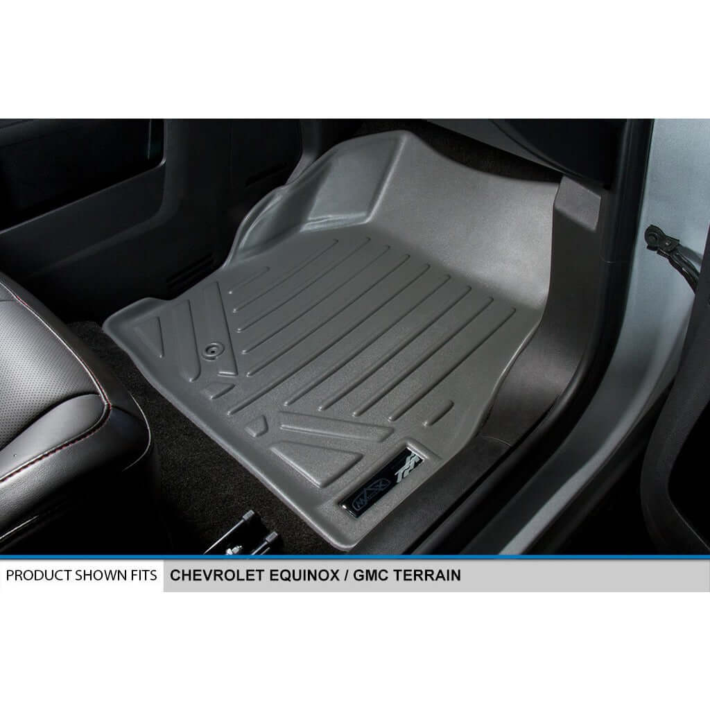 Smart Trim™ Custom Fit Floor Liners For 2010-2011 Equinox / Terrain (Dual Front Floor Hooks) Smartliner USA