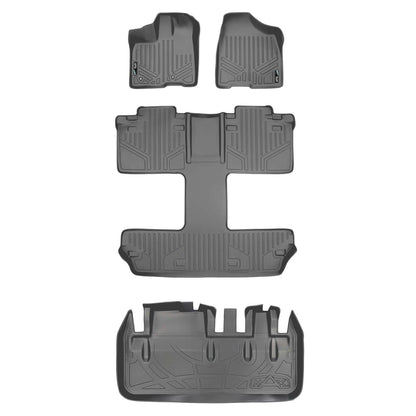 Smart Trim™ Custom Fit Floor Liners For 2011 2012 Toyota Sienna 7 Passenger Model Smartliner USA
