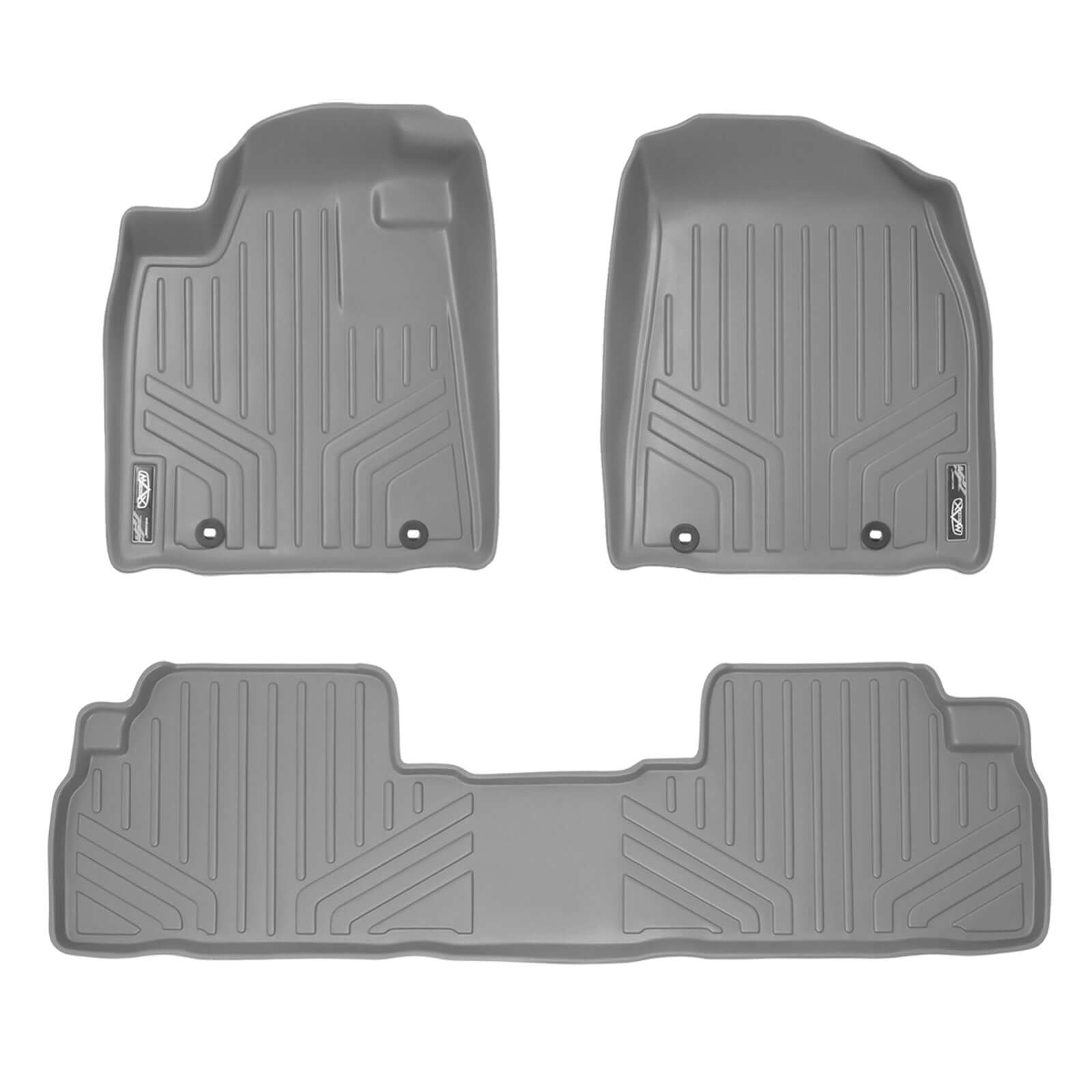 SMARTLINER Custom Fit Floor Liners For 2013-2015 Lexus RX (First Row Twist type Rings) Smartliner USA